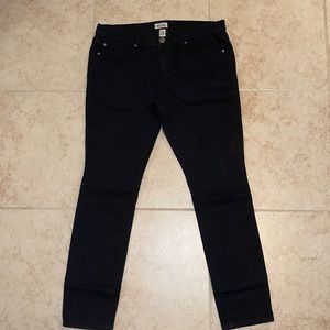 Long black bootcut jeans